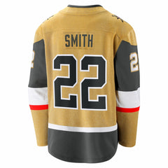 Cole Smith Vegas Golden Knights Fanatics Home Breakaway Jersey Gold