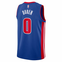 Nike - Jalen Duren Detroit Pistons Unisex Swingman Jersey - Icon Editi- Blue