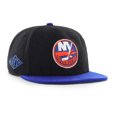 New York Islanders - '47 Aldrich 2-Tone Captain Adjustable Hat Black/Royal