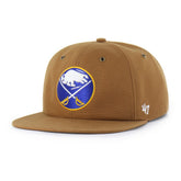 Buffalo Sabres - Carhartt x '47 Captain Snapback Hat Tan