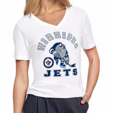 Winnipeg Jets - Starter Women's Tough Puck T-Shirt White