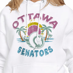 Ottawa Senators - Starter Women's Tonal Beach Hoodie White