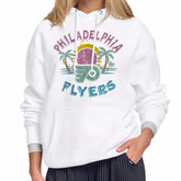 Philadelphia Flyers - Starter Women's Tonal Beach Hoodie White