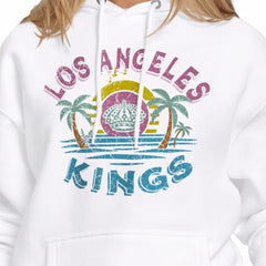 Los Angeles Kings - Starter Women's Tonal Beach Hoodie White