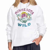 Minnesota Wild - Starter Women's Tonal Beach Hoodie White