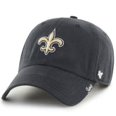 New Orleans Saints '47 Women's Miata Clean Up Adjustable Hat Black - 47 brand