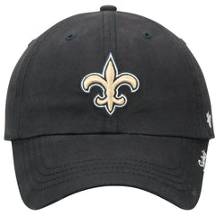 New Orleans Saints '47 Women's Miata Clean Up Adjustable Hat Black - 47 brand