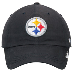 Pittsburgh Steelers '47 Women's Miata Clean Up Adjustable Hat Black - 47 brand