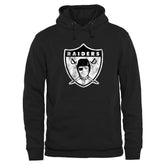 Las Vegas Raiders Throwback Logo Pullover Hoodie Black - NFL
