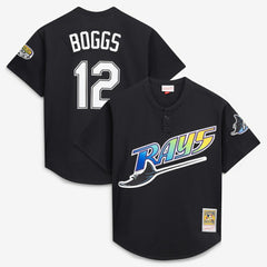 Wade Boggs Tampa Bay Rays Mitchell & Ness Authentic Batting Practice Jersey Sale