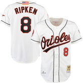 Cal Ripken Baltimore Orioles Mitchell & Ness Home Authentic Jersey Lifestyle