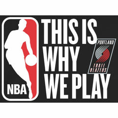 NBA - Portland Trail Blazers This Is Why We Play Pullover Hoodie - Black