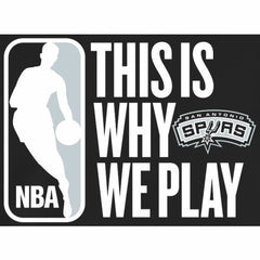 NBA - San Antonio Spurs This Is Why We Play Pullover Hoodie - Black
