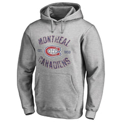 Montreal Canadiens - Heritage Pullover Hoodie Ash