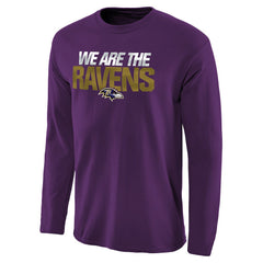 Men's Baltimore Ravens Purple Statement Long Sleeve T-Shirt - NFL