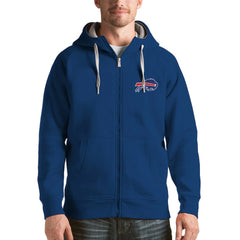Buffalo Bills Antigua Victory Full-Zip Hoodie Royal - NFL