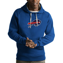 Buffalo Bills Antigua Victory Pullover Hoodie Royal - NFL