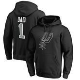 NBA - San Antonio Spurs #1 Dad Pullover Hoodie - Black