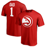 NBA - Atlanta Hawks #1 Dad T-Shirt - Red