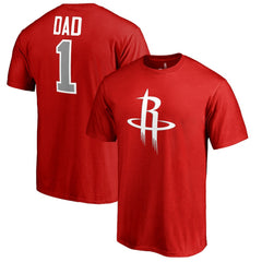 NBA - Houston Rockets #1 Dad T-Shirt - Red