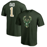 NBA - Milwaukee Bucks #1 Dad T-Shirt - Green