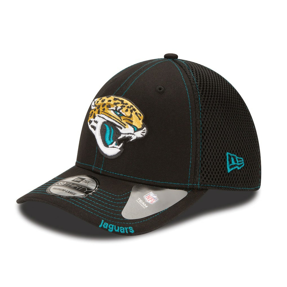 Jacksonville Jaguars New Era Neo 39THIRTY Flex Hat Black - - NFL
