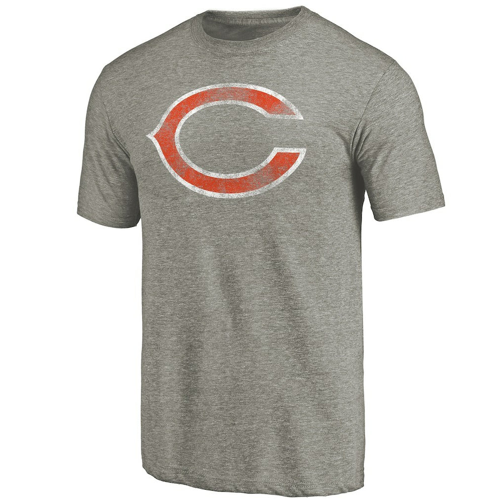 Chicago Bears Distressed Team T-Shirt Ash - NFL