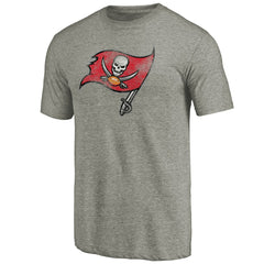 Tampa Bay Buccaneers Distressed Team T-Shirt Ash - NFL