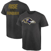 Baltimore Ravens Rally Logo T-Shirt Heathered Gray - NFL