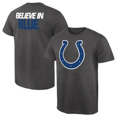 Indianapolis Colts Rally Logo T-Shirt Heathered Gray - NFL