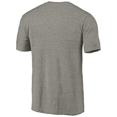 Colorado Avalanche - Distressed Team Logo Tri-Blend T-Shirt Ash