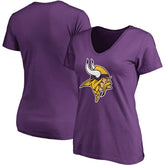 Minnesota Vikings Women's Primary Team Logo T-Shirt Purple - NFL