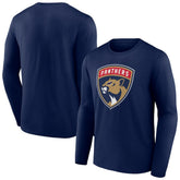 Florida Panthers - New Logo Long Sleeve T-Shirt Navy