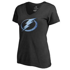 Tampa Bay Lightning - Women's Pond Hockey T-Shirt Black