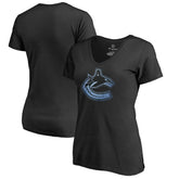 Vancouver Canucks - Women's Pond Hockey T-Shirt Black