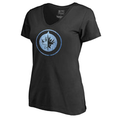 Winnipeg Jets - Women's Pond Hockey T-Shirt Black