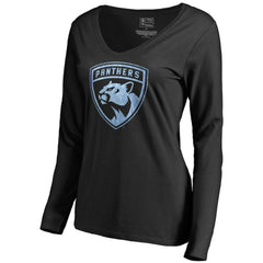 Florida Panthers - Women's Pond Hockey Long Sleeve T-Shirt Black
