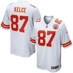 Travis Kelce Kansas City Chiefs Youth Game Jersey White - Nike