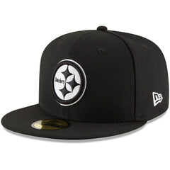 Pittsburgh Steelers New Era B-Dub 59FIFTY Fitted Hat Black - NFL
