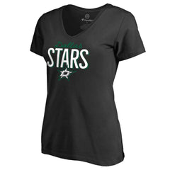 Dallas Stars - Women's Nostalgia T-Shirt Black