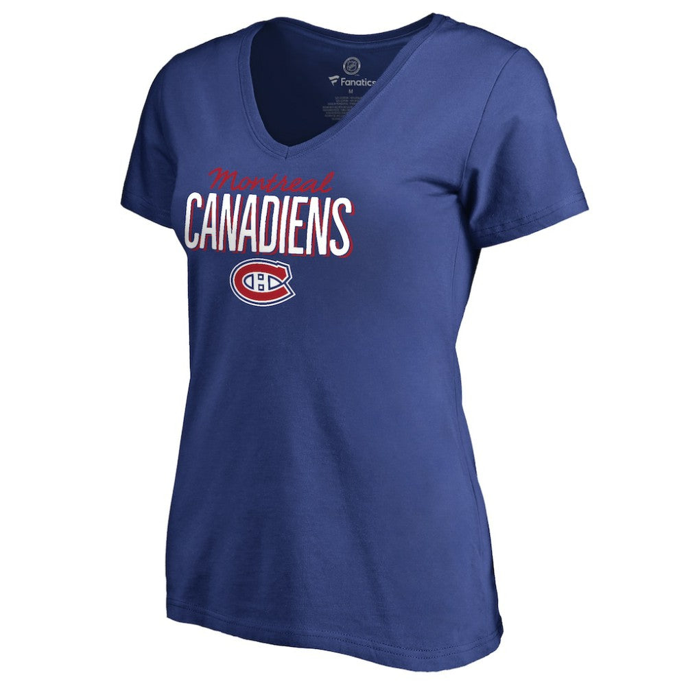 Montreal Canadiens - Women's Nostalgia T-Shirt Royal