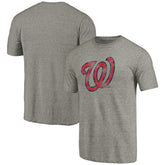 Washington Nationals Distressed Team Tri-Blend T-Shirt On Sale