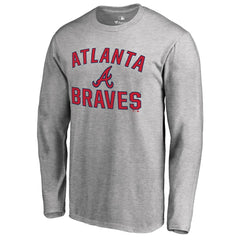 Atlanta Braves Victory Arch Long Sleeve T-Shirt Clearance