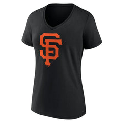 San Francisco Giants Women's Team Color Primary Logo V-Neck T-Shirt Near Me