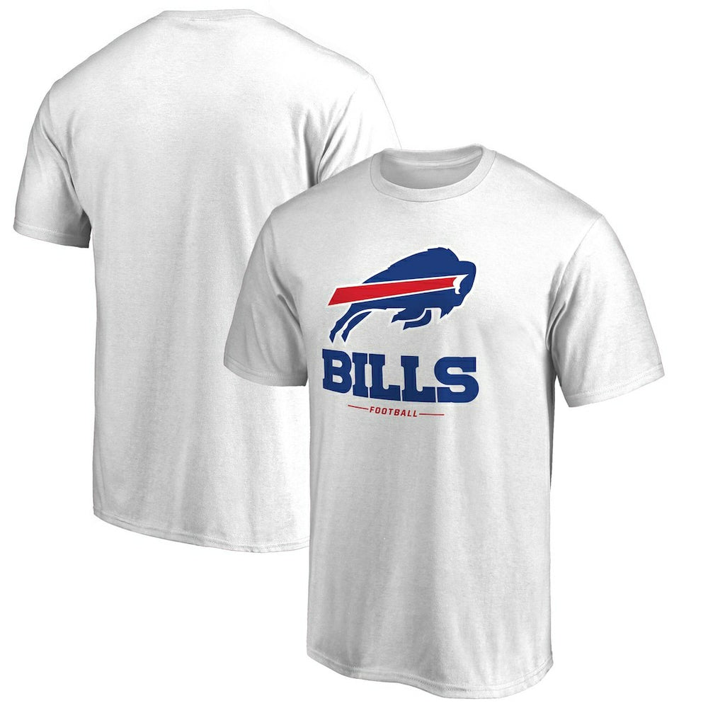Buffalo Bills Team Lockup 2 T-Shirt White - NFL