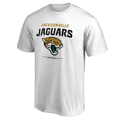 Jacksonville Jaguars Team Lockup T-Shirt White - NFL