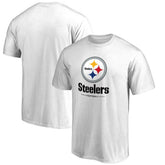 Pittsburgh Steelers Team Lockup 2 T-Shirt White - NFL