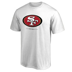 San Francisco 49ers Team Lockup 2 T-Shirt White - NFL