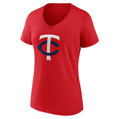 Minnesota Twins Women's Secondary Color Primary Logo T-Shirt Clearance