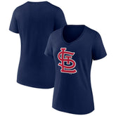 St. Louis Cardinals Women's Secondary Color Primary Logo T-Shirt discount